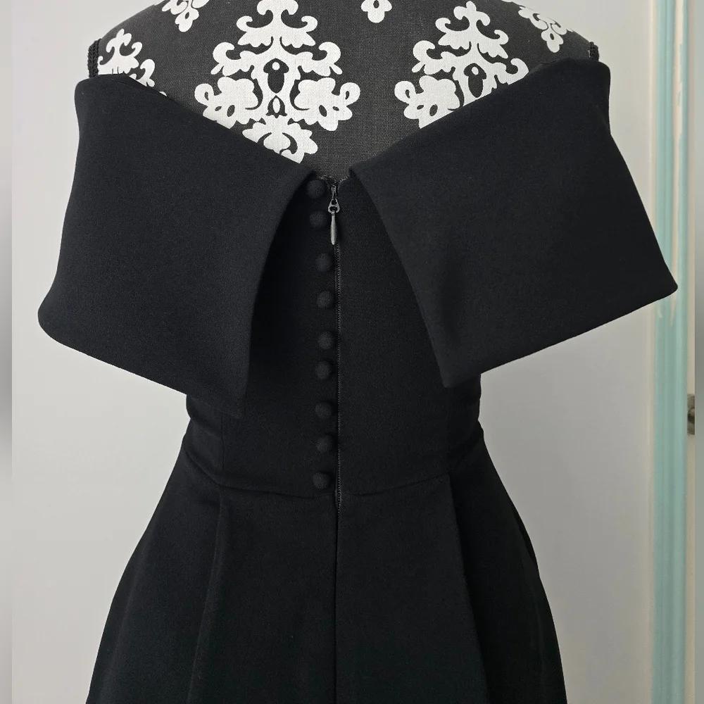 Nadine Merabi Harper Black Mini Dress Size XS - Picture 5 of 16